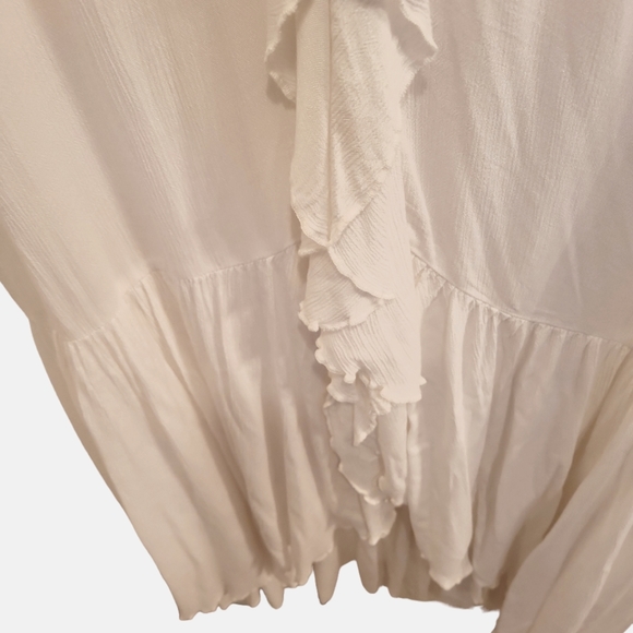 Free People Endless Summer Ruffle Dreamy Mind Float Maxi Dress L - Picture 8 of 10